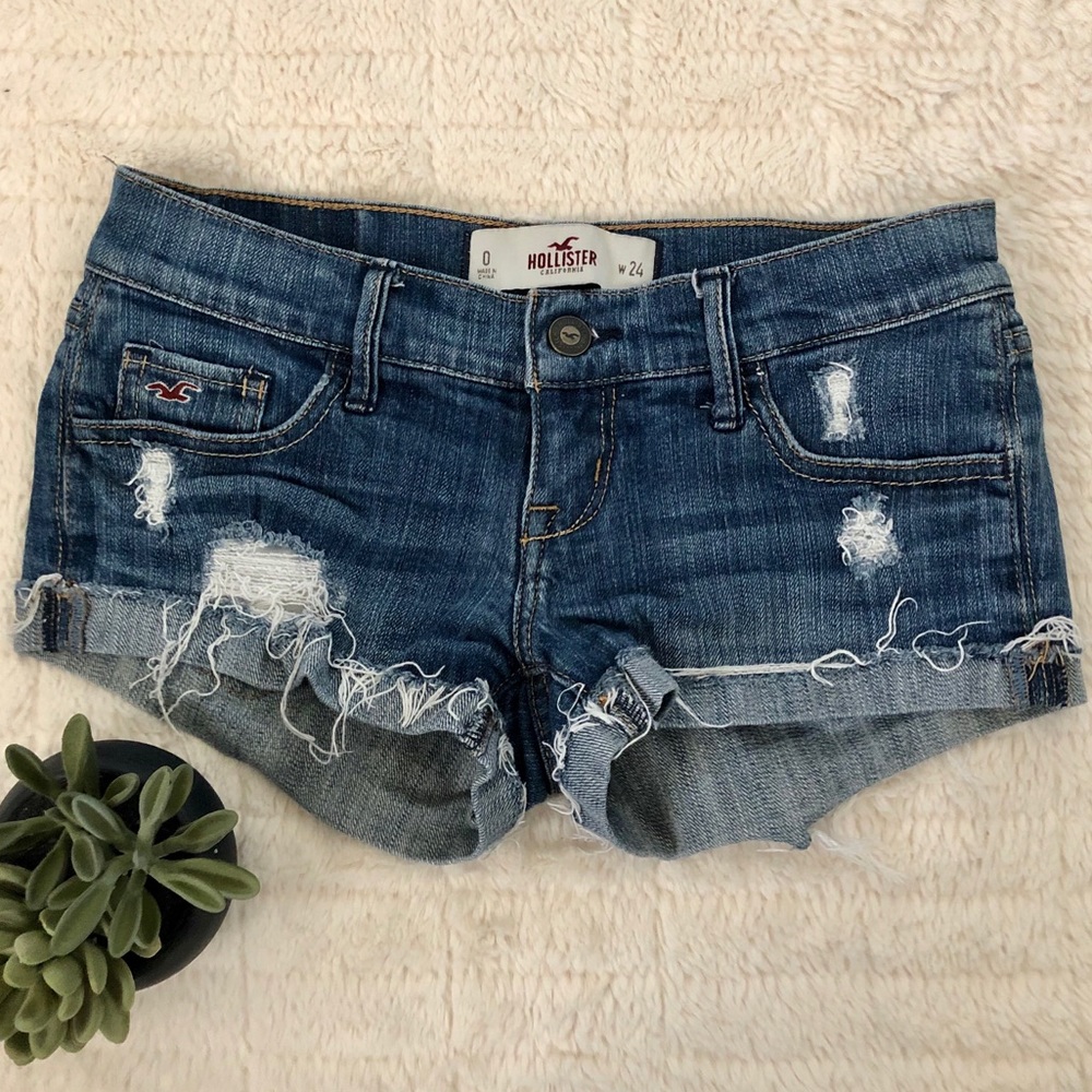 🍉 hollister classic denim short shorts 🍉